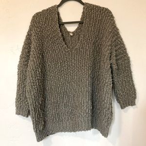 Oversized Cozy Wishlist V - Neck Sweater